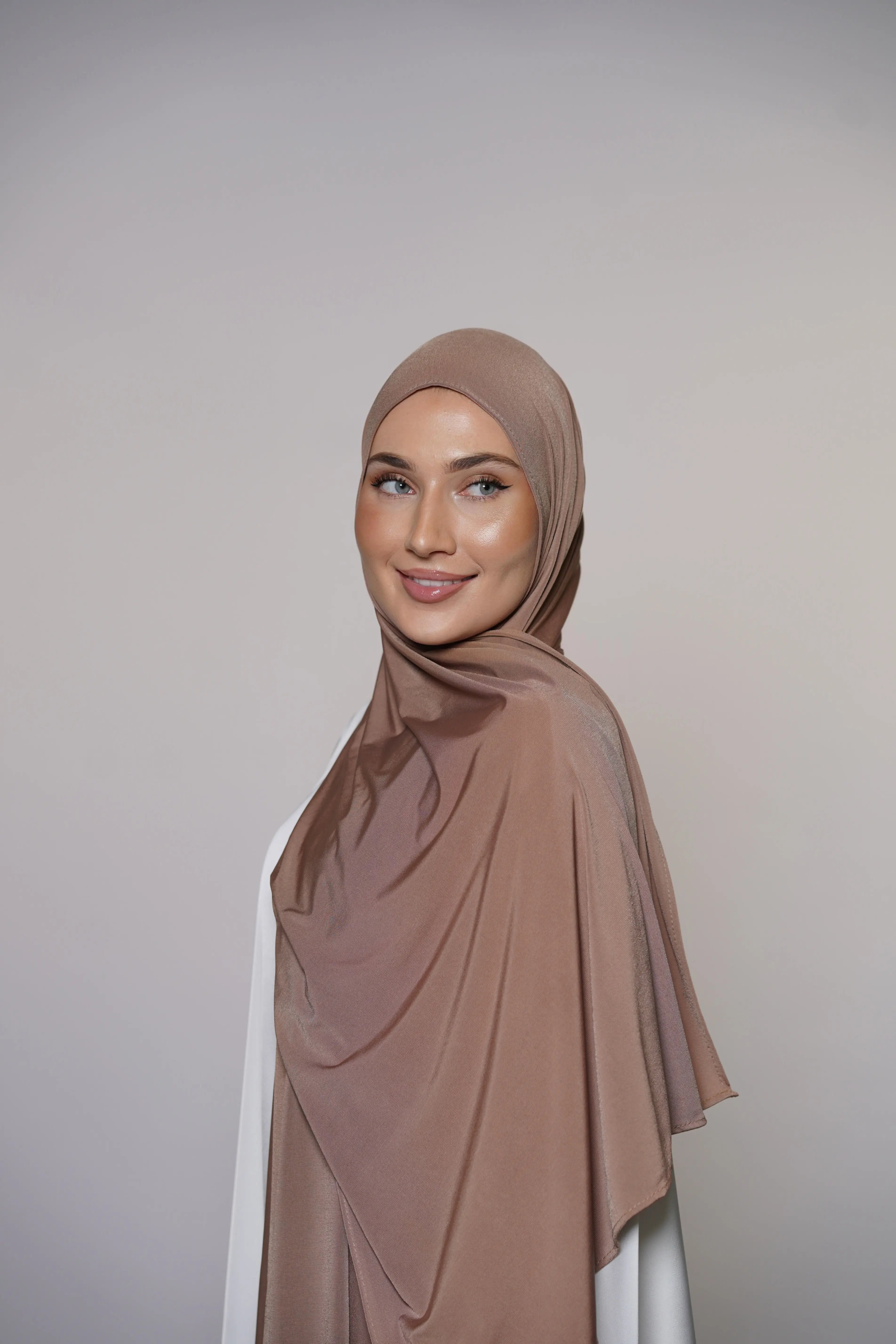 Satin Premium Jersey - cappuccino Losyana.Shop