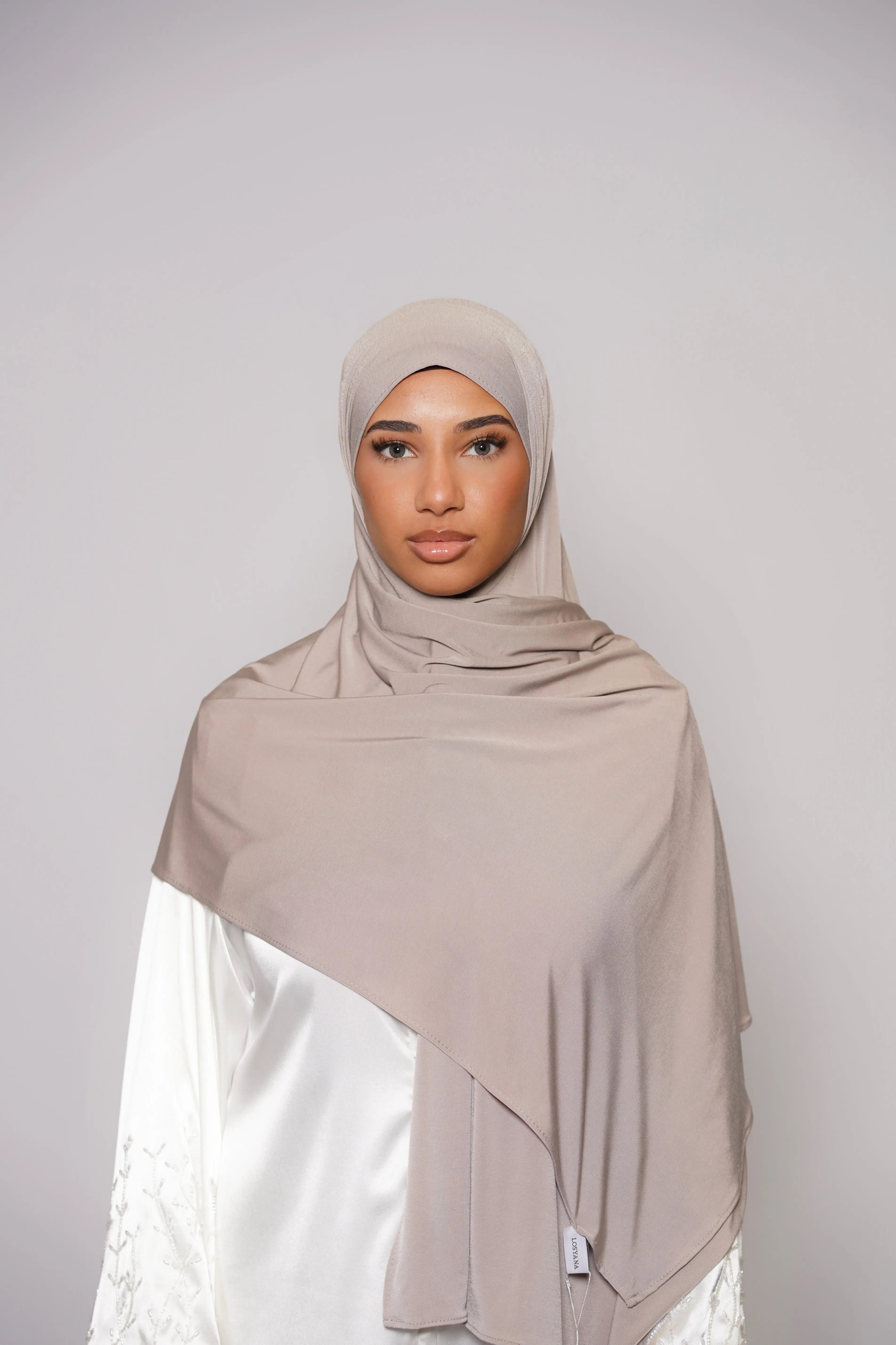 Satin Premium Jersey - ashy beige Losyana.Shop