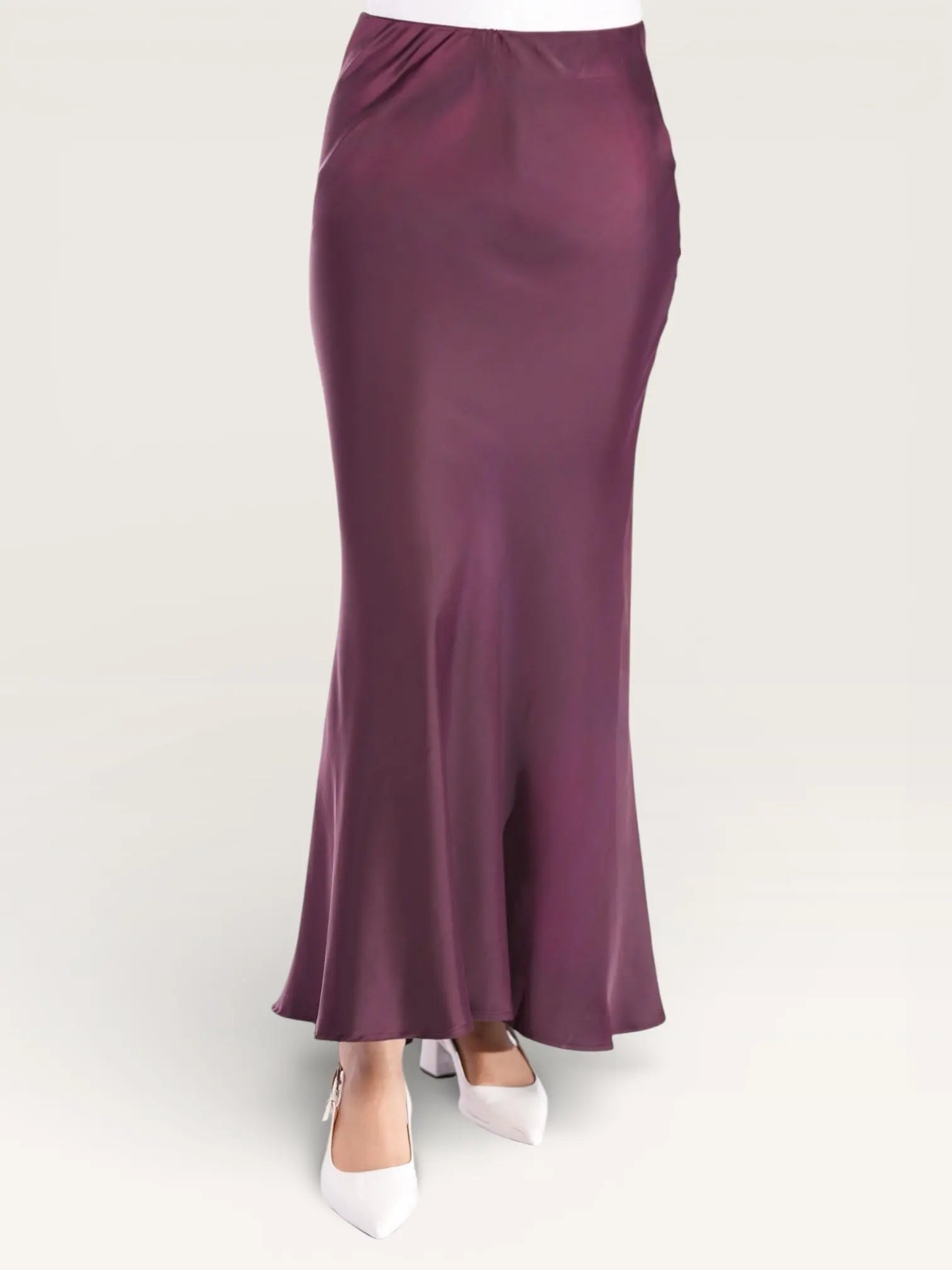 silk muse skirt - purpur