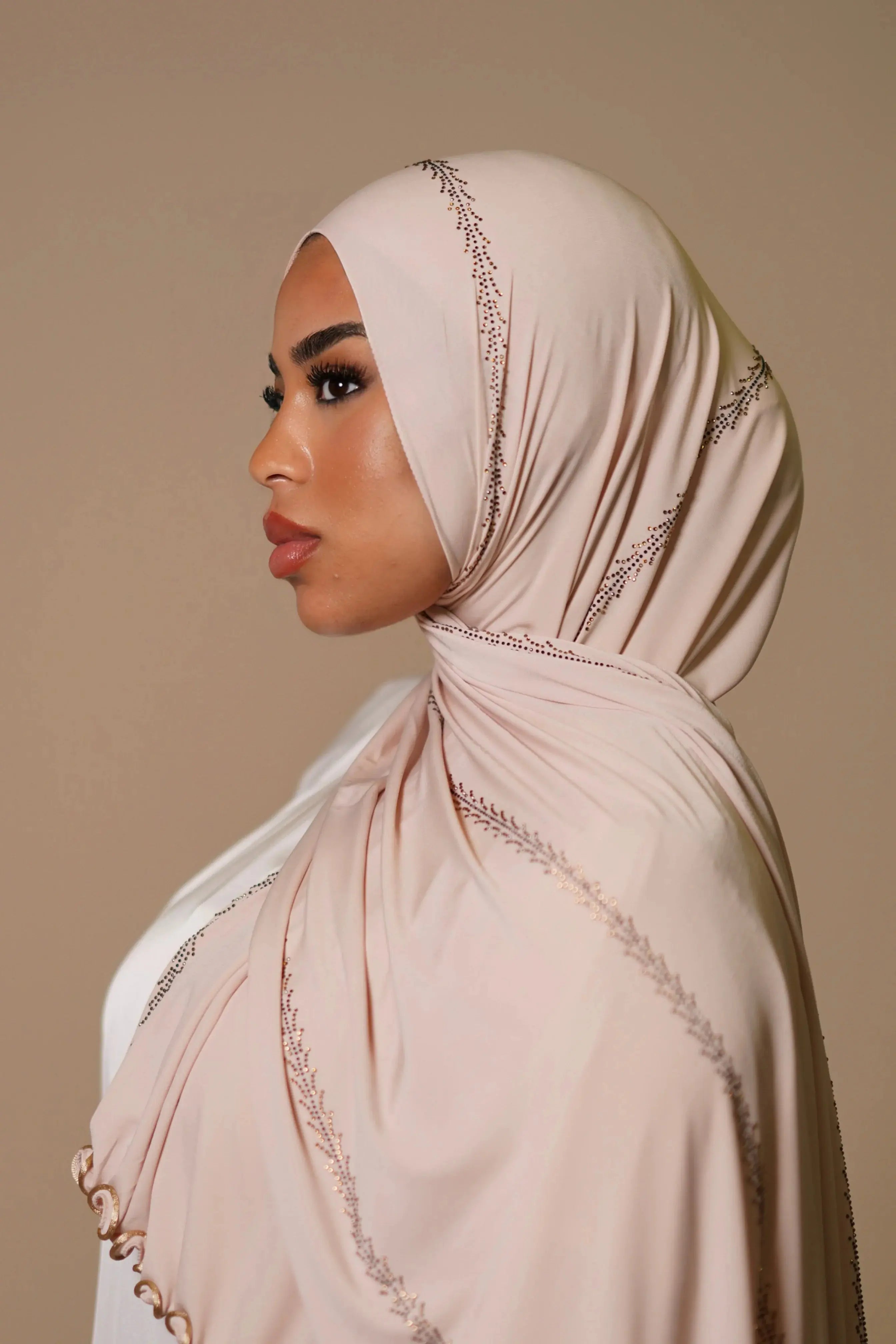 Diamond Premium Jersey 1 - Peach Beige Losyana