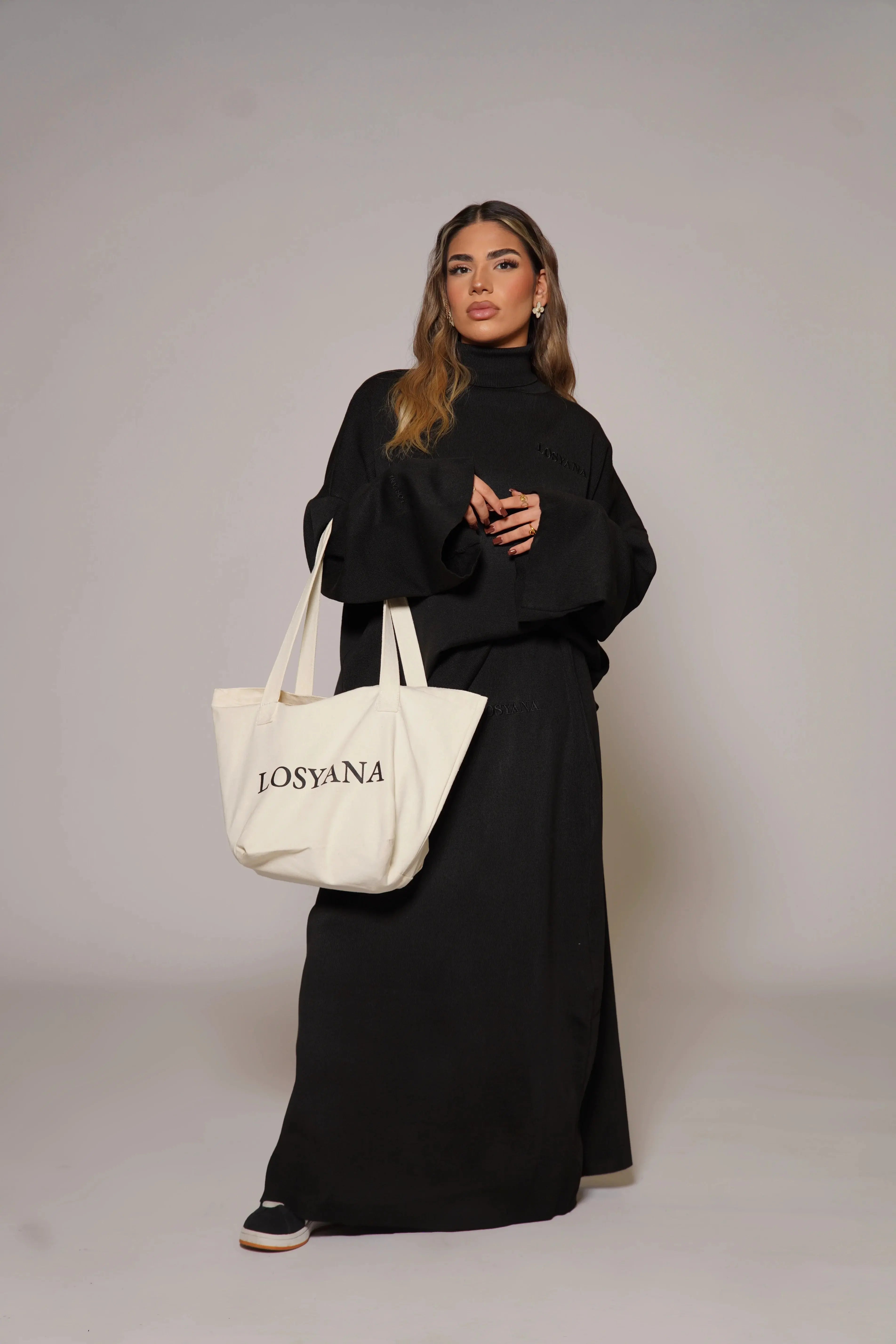 Luxury Cotton Set - Black Losyana