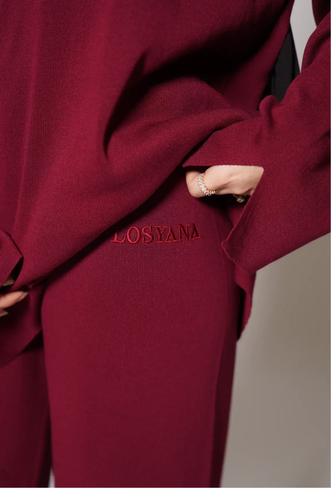 Signature Cotton Set - Bordeaux Losyana