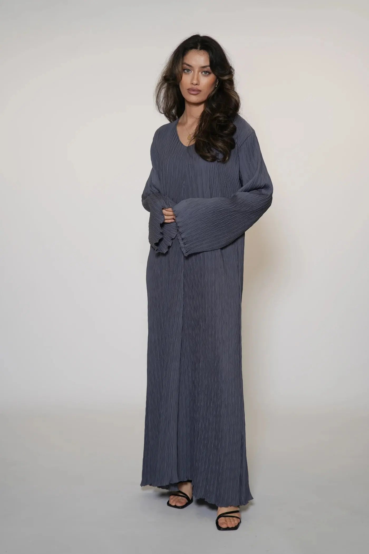 Summer dress - dark grey Losyana.Shop