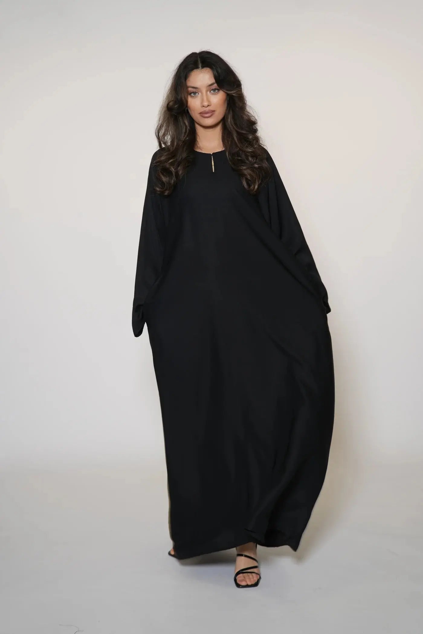 DXB Daily Abaya - Black Losyana.Shop