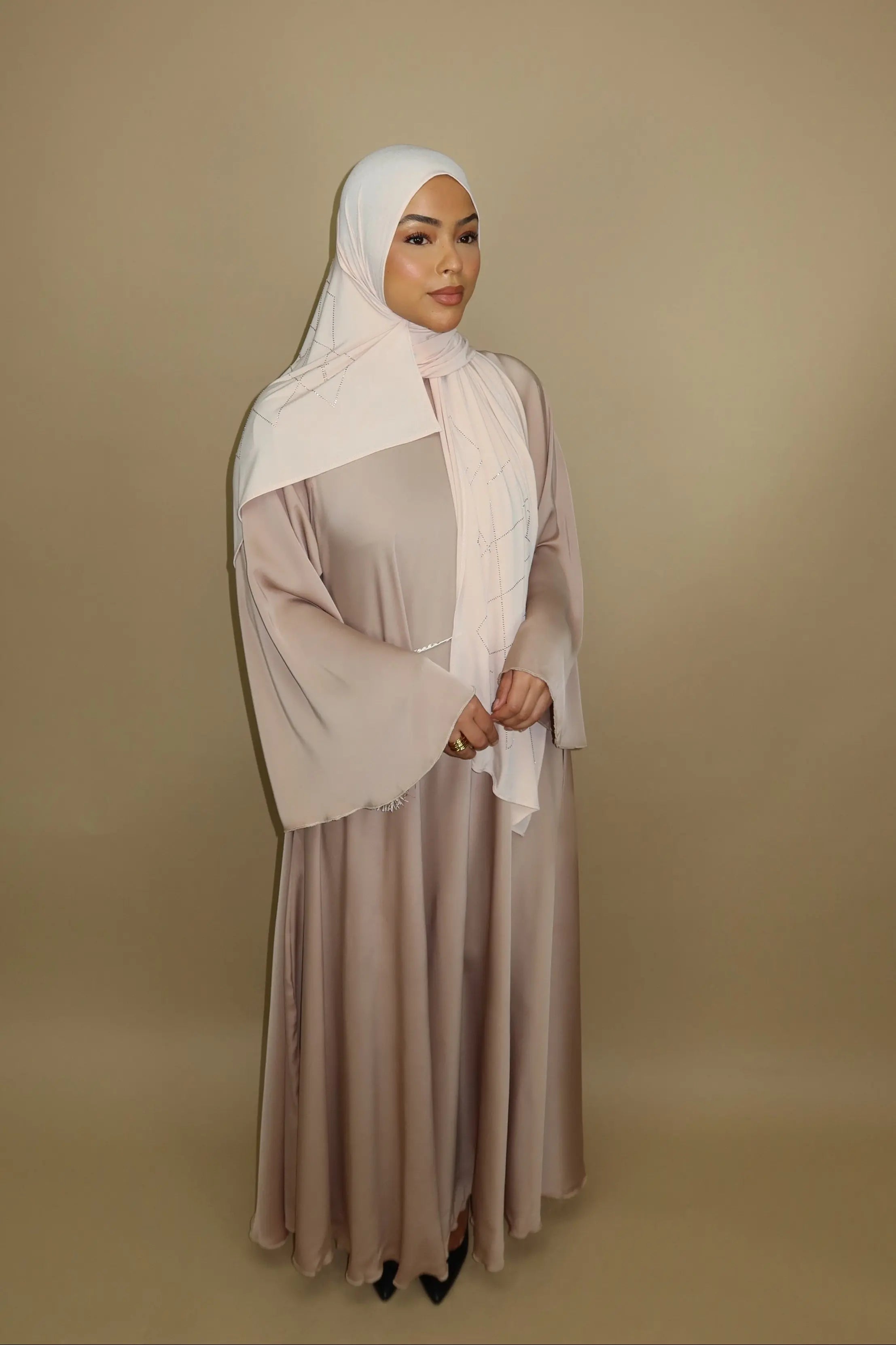 DXB Abaya - Goldenbeige Losyana.Shop