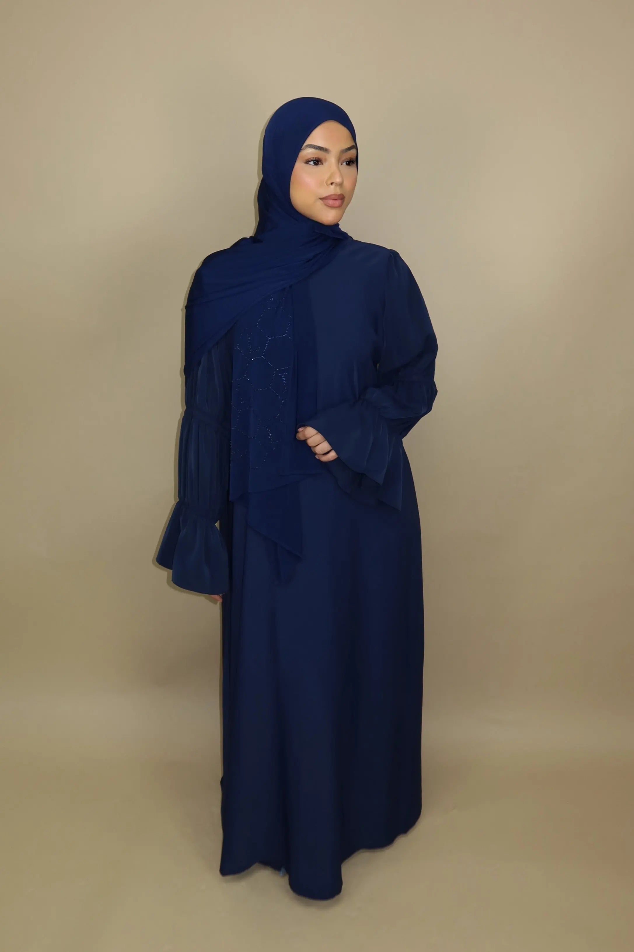 Daily Medina Abaya - Royal Blue Losyana.Shop