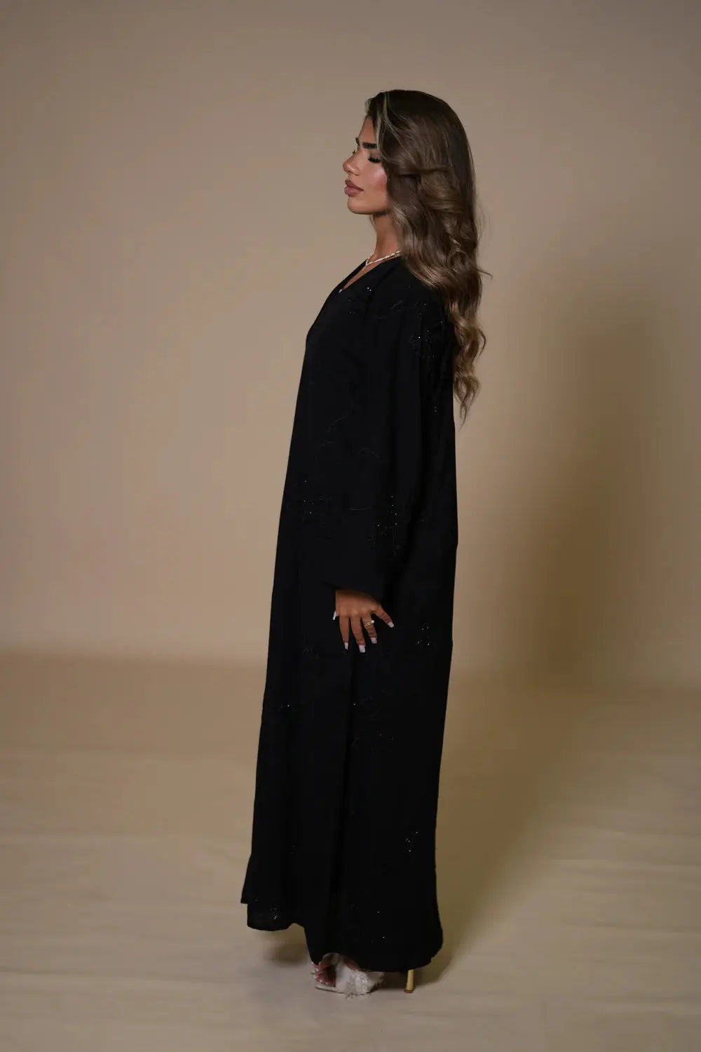 Dubai Abaya - Black Losyana.Shop