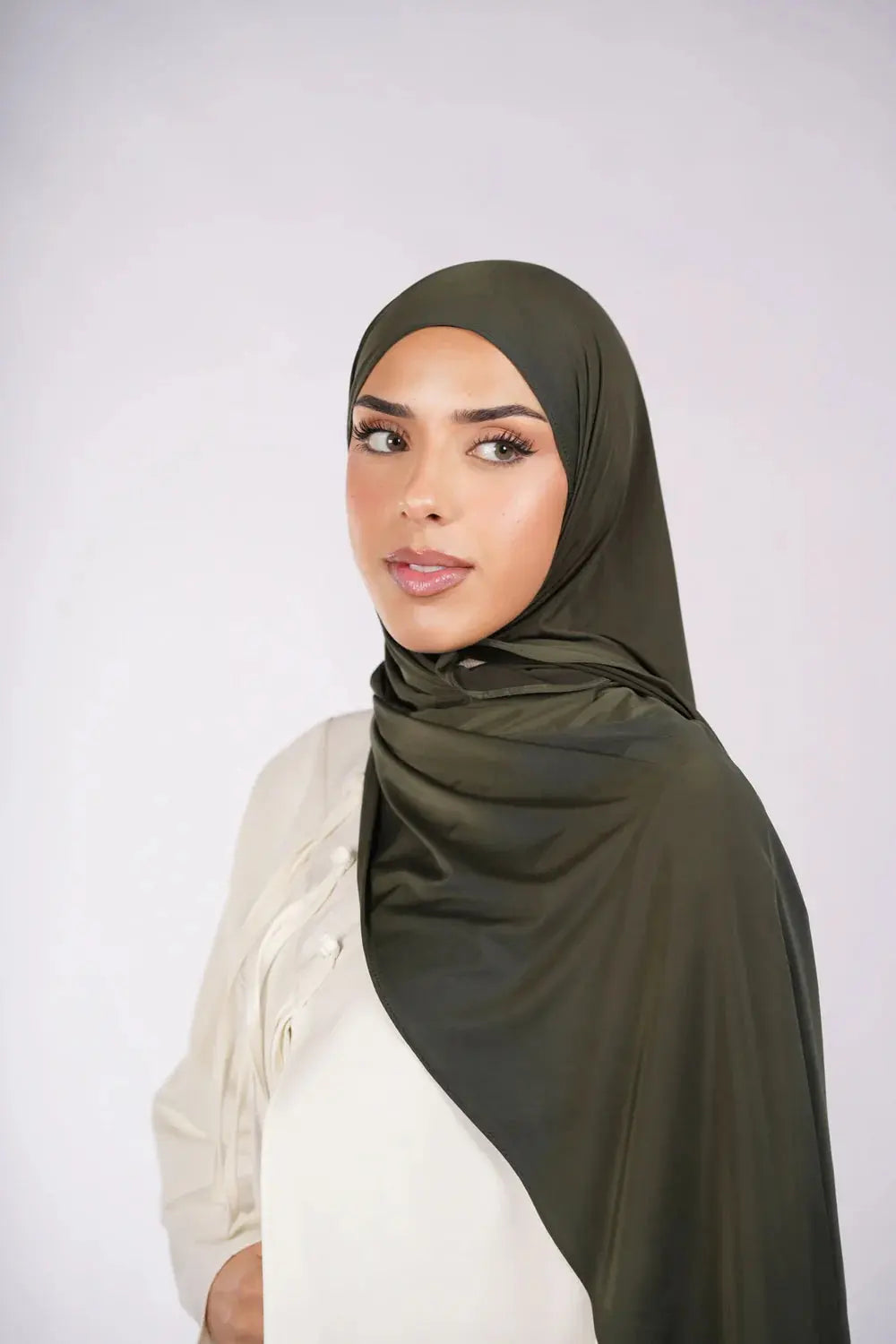 Liquid Jersey - Army Green Losyana.Shop