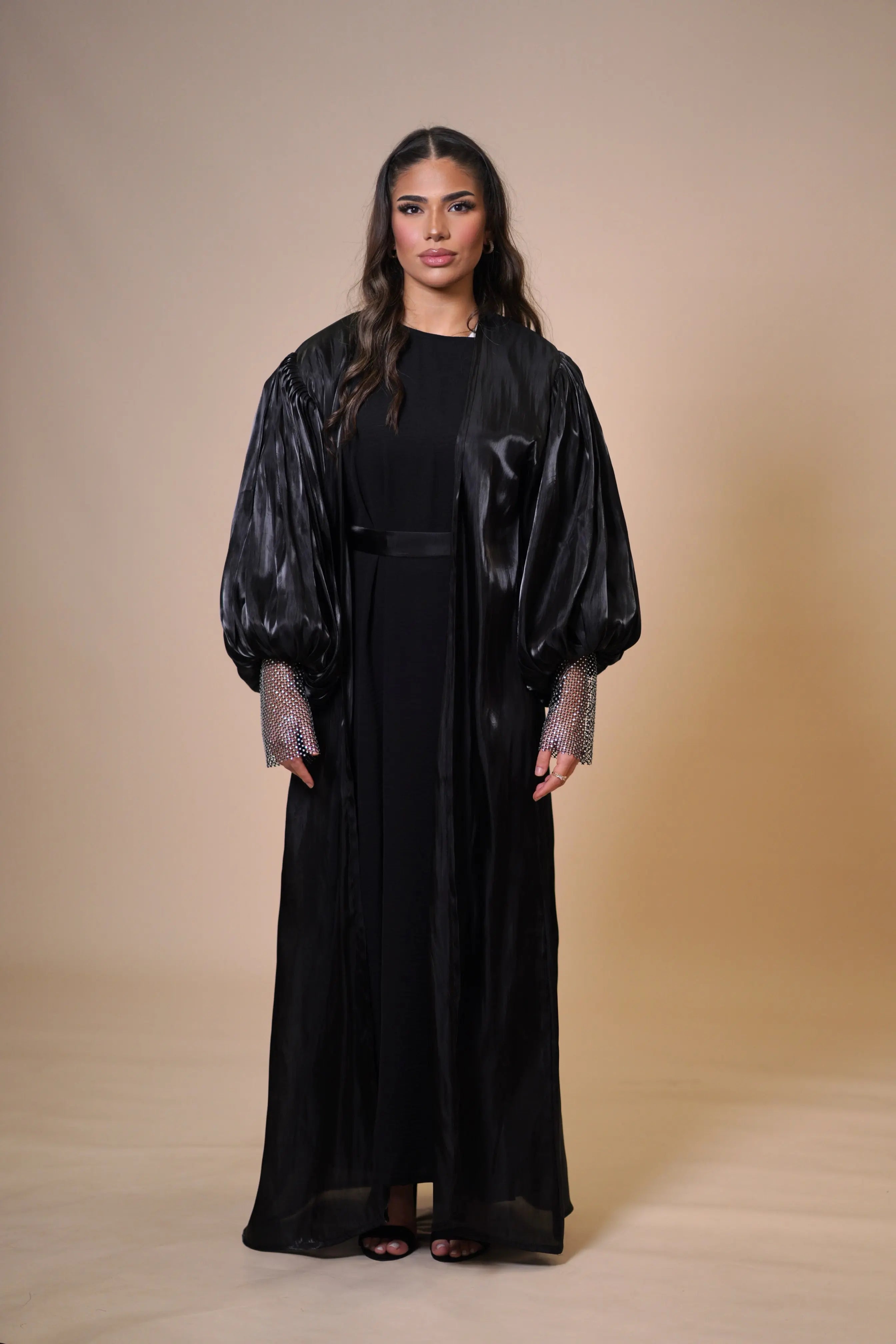 Emirate abaya - black Losyana.Shop