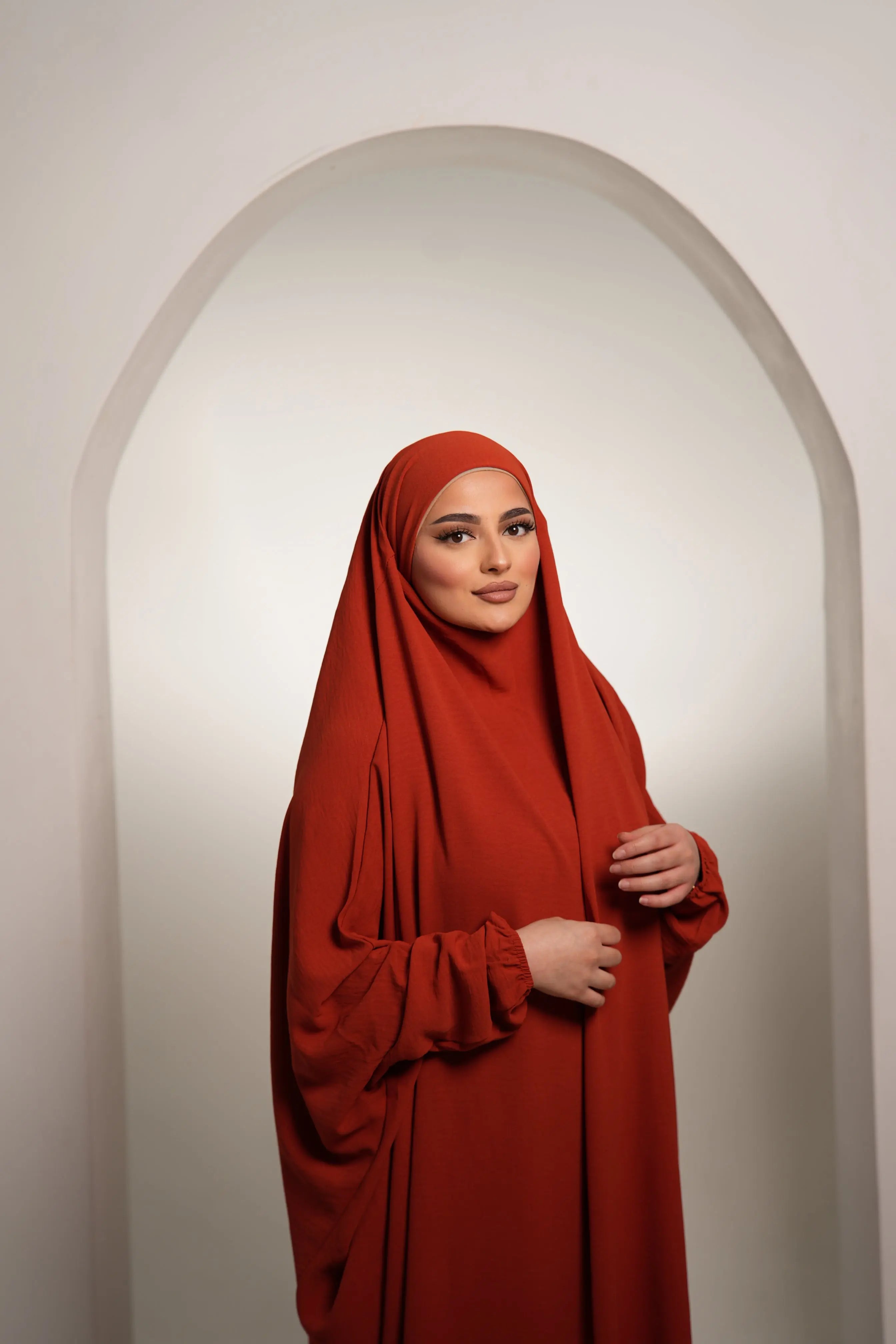 Jazz Jilbab - red Losyana.Shop