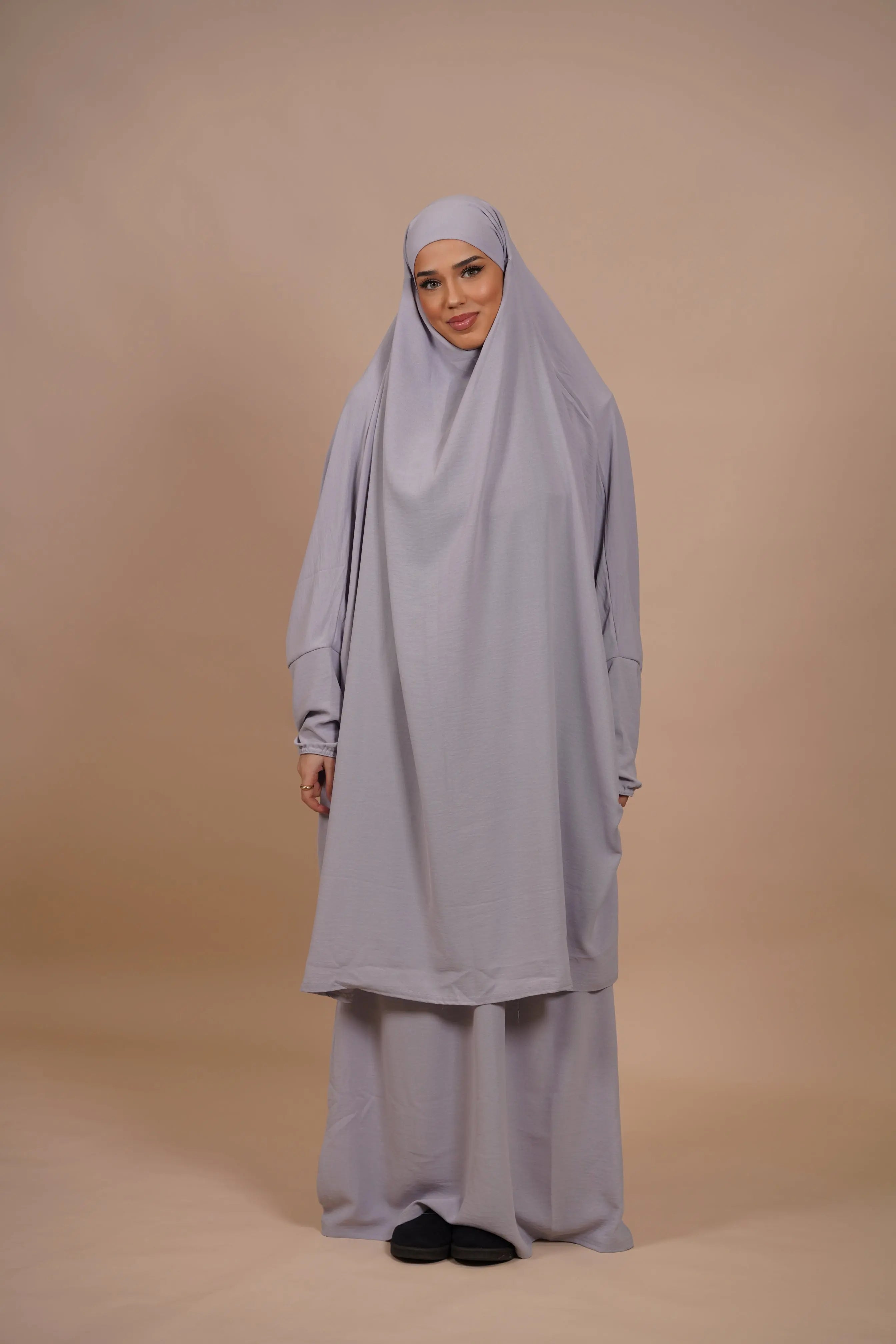 Jazz Jilbab - light grey Losyana.Shop