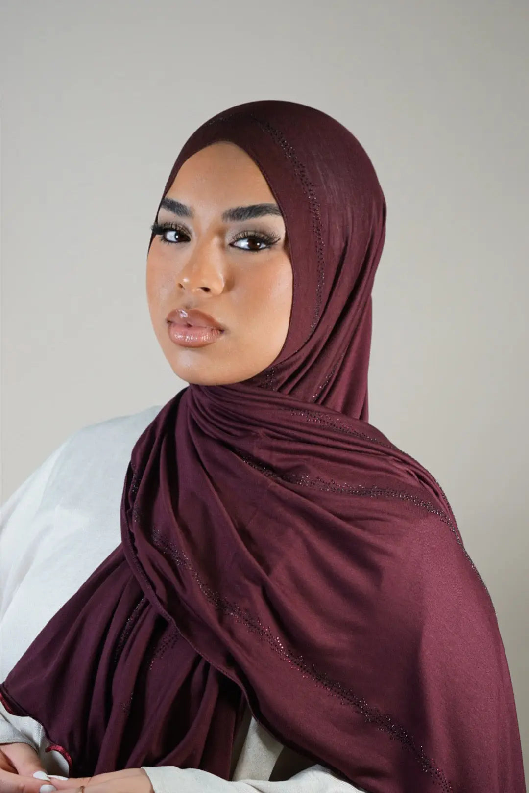 Diamond Jersey 1 - Dark berry Losyana.Shop
