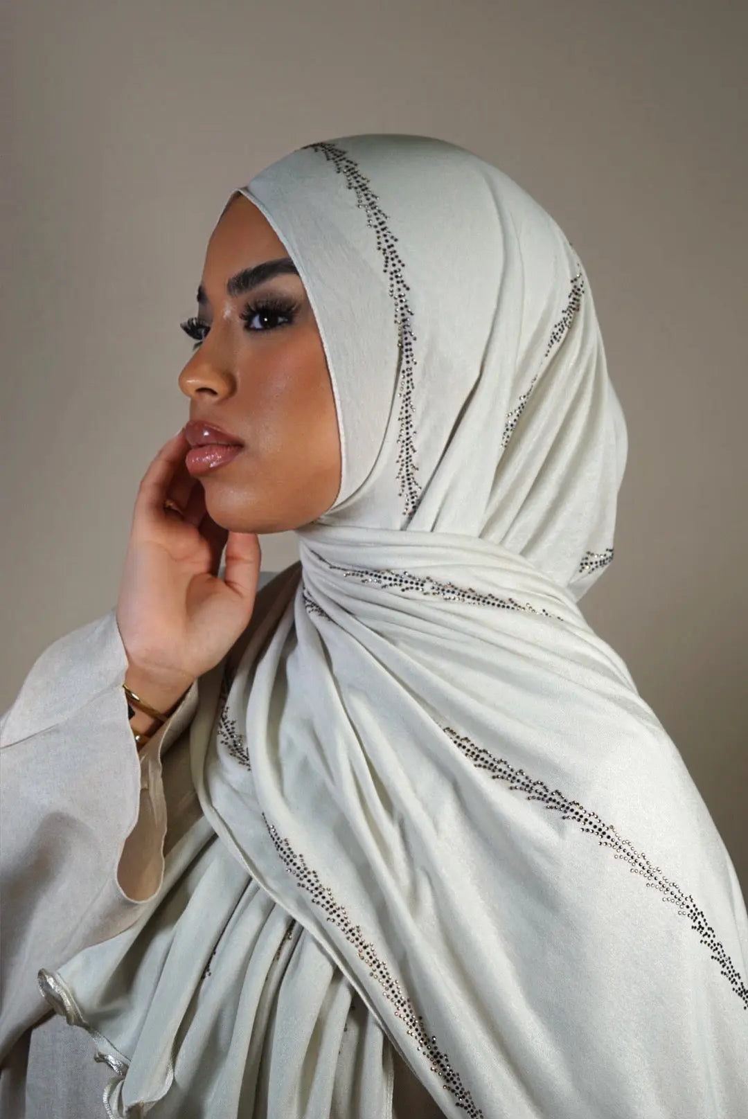 Diamond jersey 1 - ashy beige Losyana.Shop