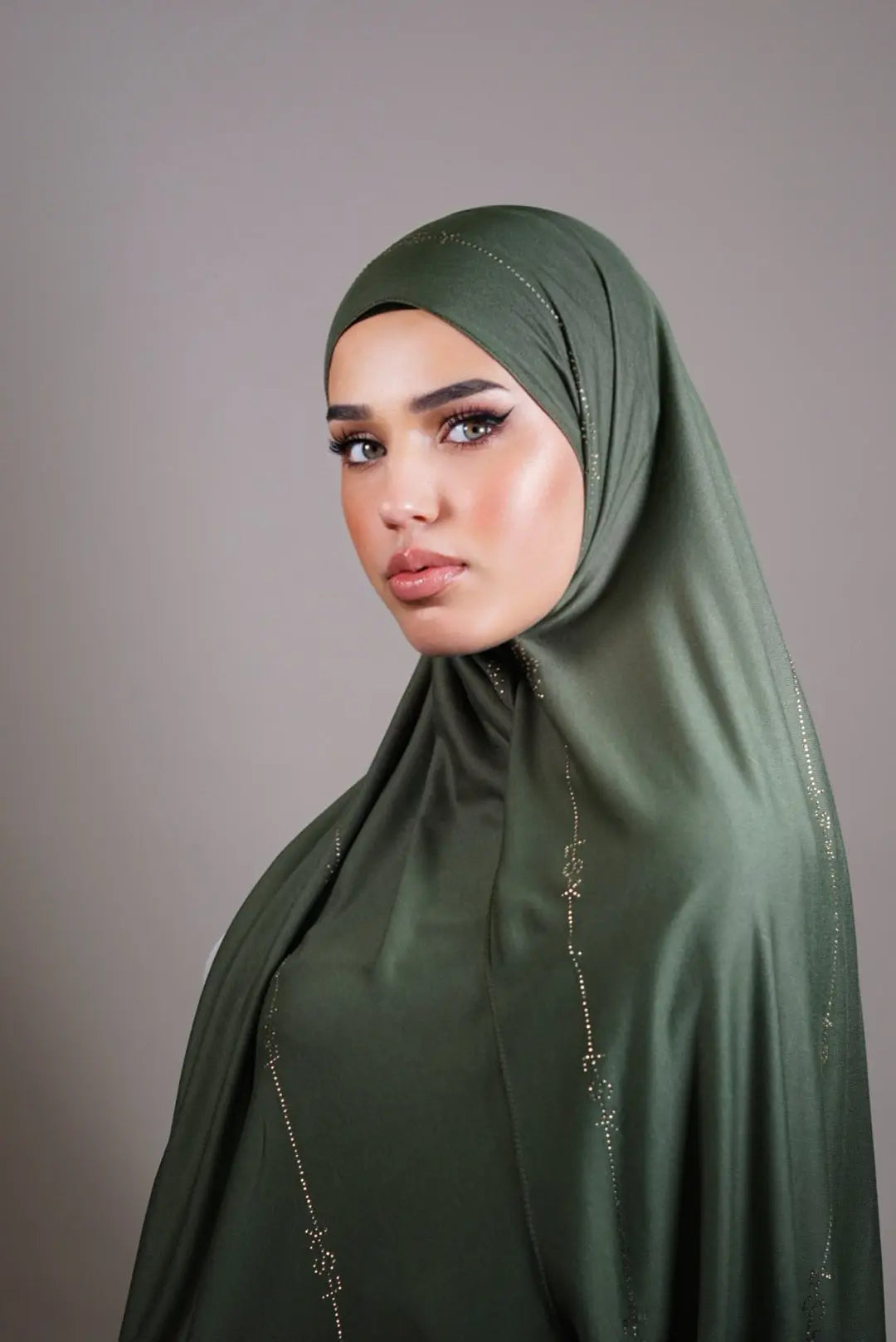 LSY Diamond Jersey - Khaki green Losyana.Shop