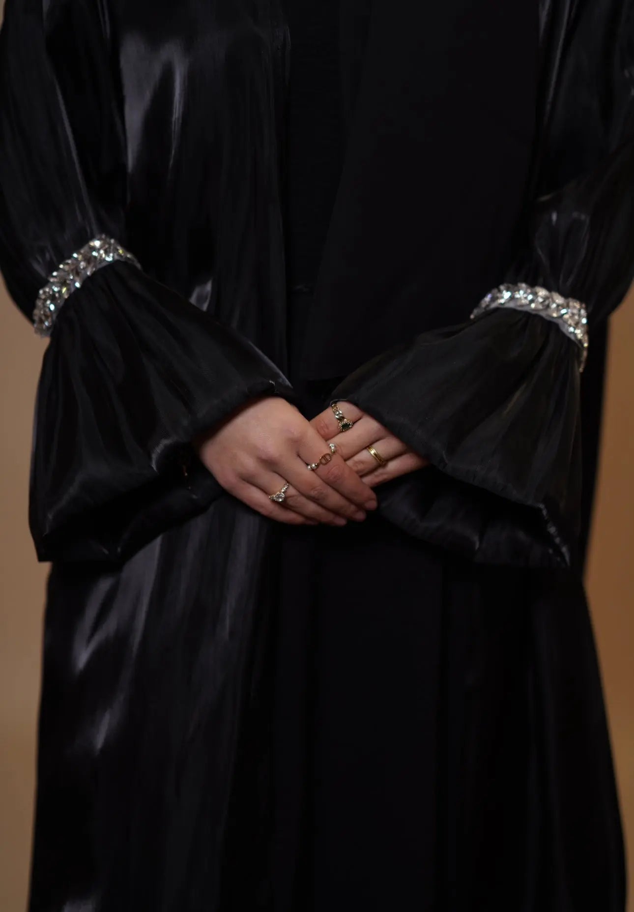 Emirate abaya - black Losyana.Shop