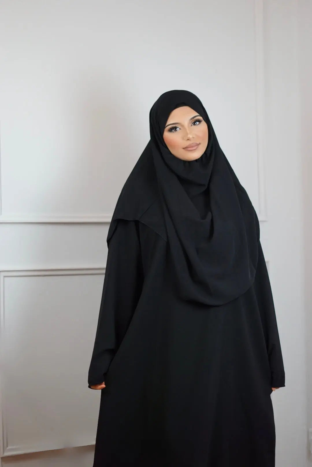 Gebedskleding Medina Silk - Black Losyana.Shop