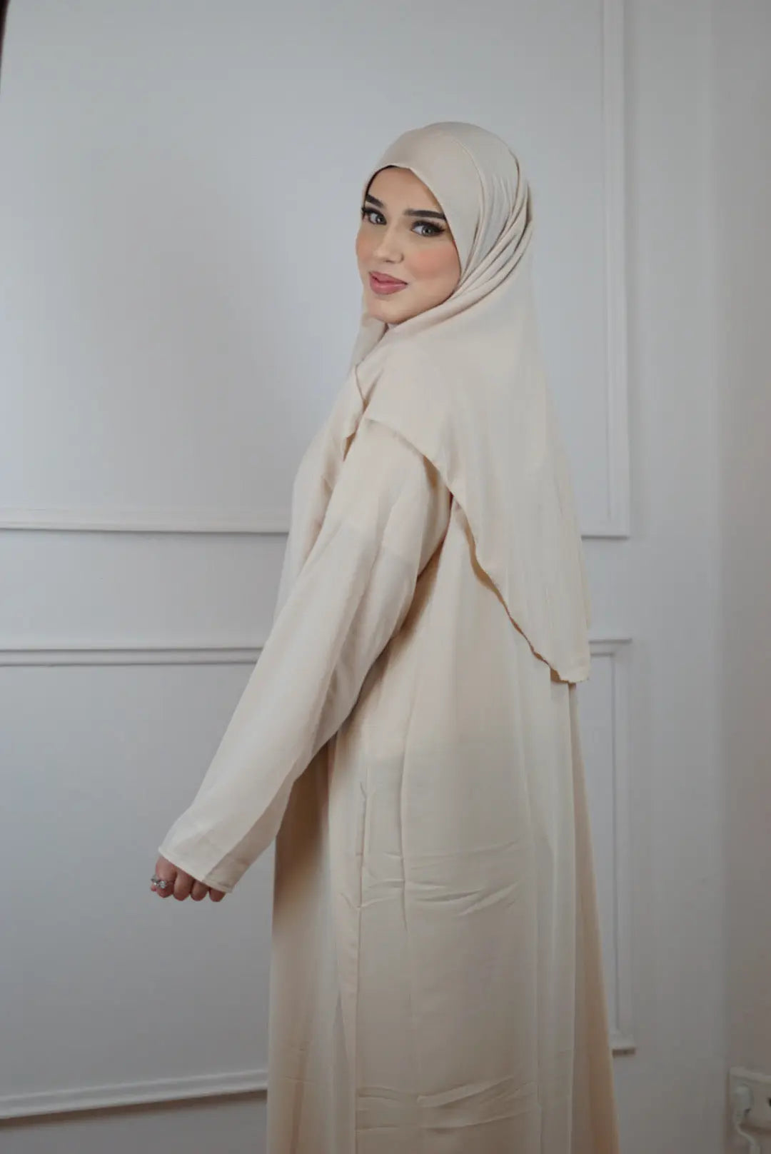 Gebedskleding Medina Silk - Beige Losyana.Shop